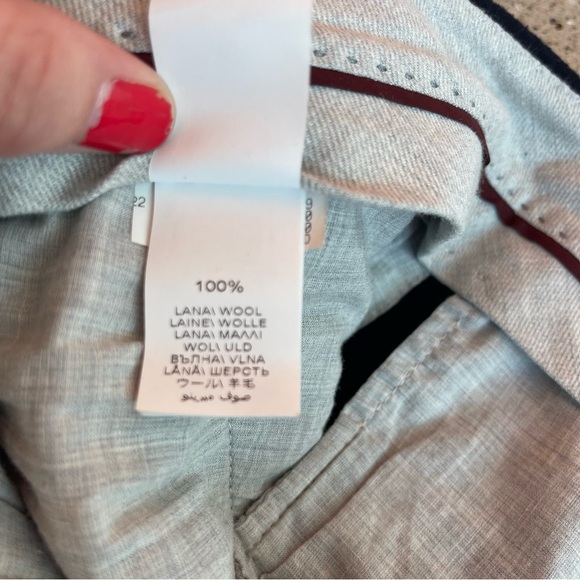 BRUNELLO CUCINELLI Men’s Navy Blue Wool Pants US 32 Italian 48 - Picture 11 of 13